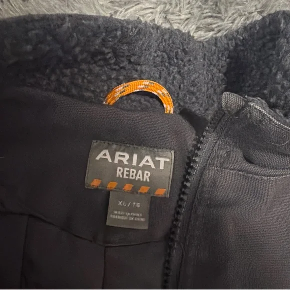 Ariat Vest Womens XL Gray Rebar DuraCanvas Insulated Canvas Workwear Quilted - Picture 2 of 3